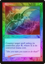 Rethink FOIL Prophecy PLD Blue Common MAGIC THE GATHERING MTG CARD ABUGames