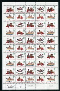 2711-2714 Giocattoli Natalizi Foglio di 50 francobolli 29¢ MNH - Foto 1 di 4