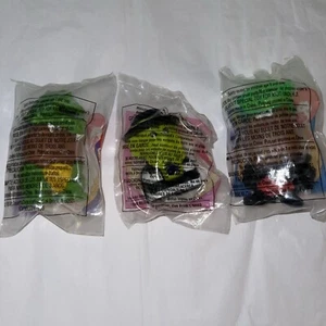 Lote de juguetes Mcdonalds Nugget Happy Meal Halloween 2 4 Rock Star Dragon 6 hamburguesas - Imagen 1 de 7