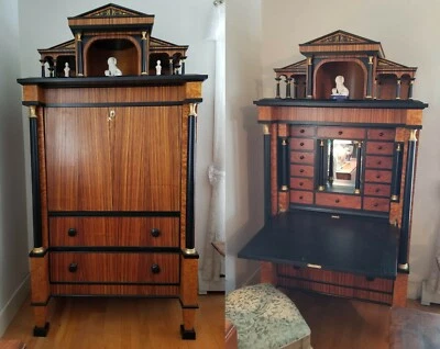 ESCRITORIO SECRETARIA DE ARCE TIGRE MADERA CEBRA FIRMADO POR STEPHEN HUNECK DE LA MÁS ALTA CALIDAD 2005 Foto 1 de 4