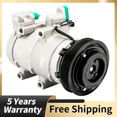 58189 A/C Compressor Para Hyundai Santa Fe Kia Sonata 1999-2005 Optima 2001-2006  - Imagem 1 de 4