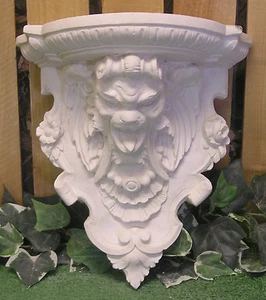 7506 Wasserspeier Kopf Regal Wandleuchte Fries Latex Fiberglas Produktion Form Beton - Bild 1 von 2