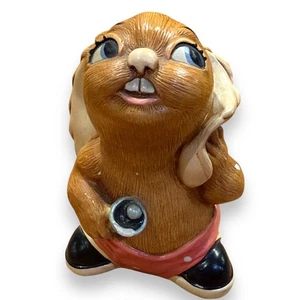 Vintage Pendelfin Jingle Rabbit Figurine Hand Painted Stonecraft Made in England - Picture 1 of 9