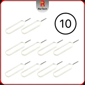 10× Universal SIM Card Ejector Pin Tool for Apple iPhone Samsung Google Phones - Picture 1 of 4