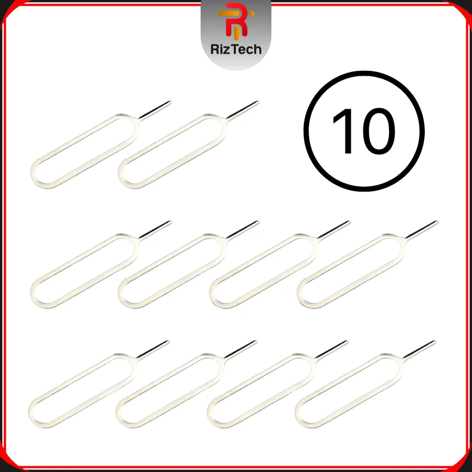 10x универсальный инструмент для извлечения SIM-карт для телефонов Apple iPhone Samsung Google - Изображение 1 из 4