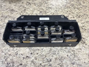 Vintage Antik Verkäufer Parfum Proben Etui.  13 Flaschen. - Bild 1 von 15