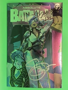 ABSOLUTE BATMAN #13 ROSE BESCH NYCC FOIL DOUBLE SIGNED SNYDER & ROSE BESCH NM+  - Picture 1 of 2