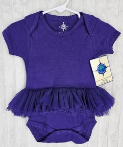 Creative Knitwear Baby Purple Tutu Bodysuit Size 0-3 Months NWT - Picture 1 of 5