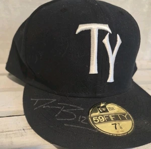 Tampa Yankees Game Worn Signed Daniel Burawa ?? #12MiLB Hat cap 59Fifty sz 7 7/8 - Picture 1 of 5
