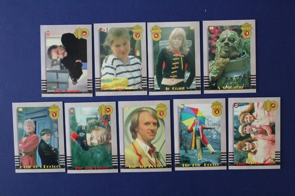 1994 Cornerstone BBC - DR.WHO SERIE DE NUEVE CARTAS 2 JUEGO PROMOCIONAL ROMPECABEZAS Foto 1 de 2