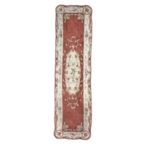 Alfombra de Corredor Colección Juliette Aubusson Floral Nourison Alfombra de Lana 2'x7.5' De Colección - Imagen 1 de 9