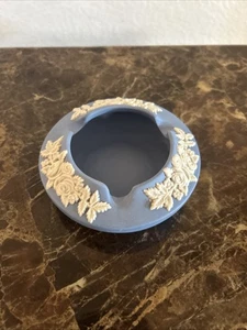 Vintage Ecanada Vintage Jasperware Art Ashtray Floral Rim - Picture 1 of 3