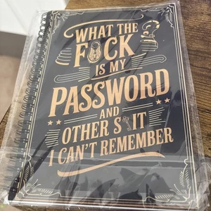 Password notebook Internet Password book Keeper Manager 105 Pages Sealed - Picture 1 of 2