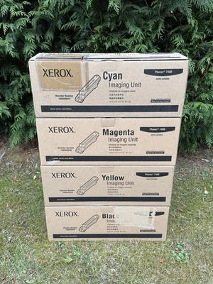 Xerox Phaser 7400 Imaging Unit Toners CMYK Set Of 4 108R00647 48 49 50  - New - Image 1 of 4