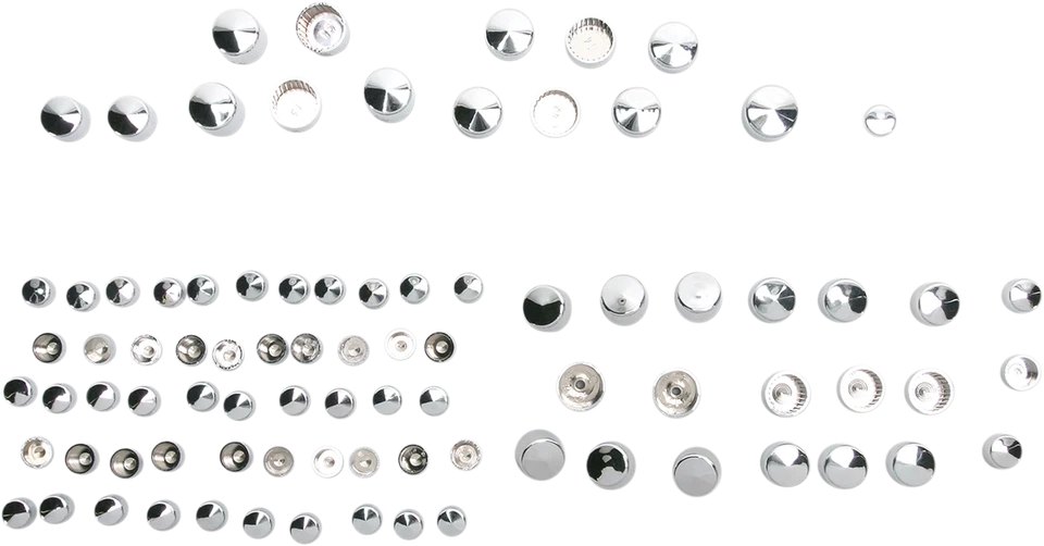 Kit de cubierta de perno Drag Specialties estándar/motor cromado Harley 1999-2005 Dyna Foto 1 de 1