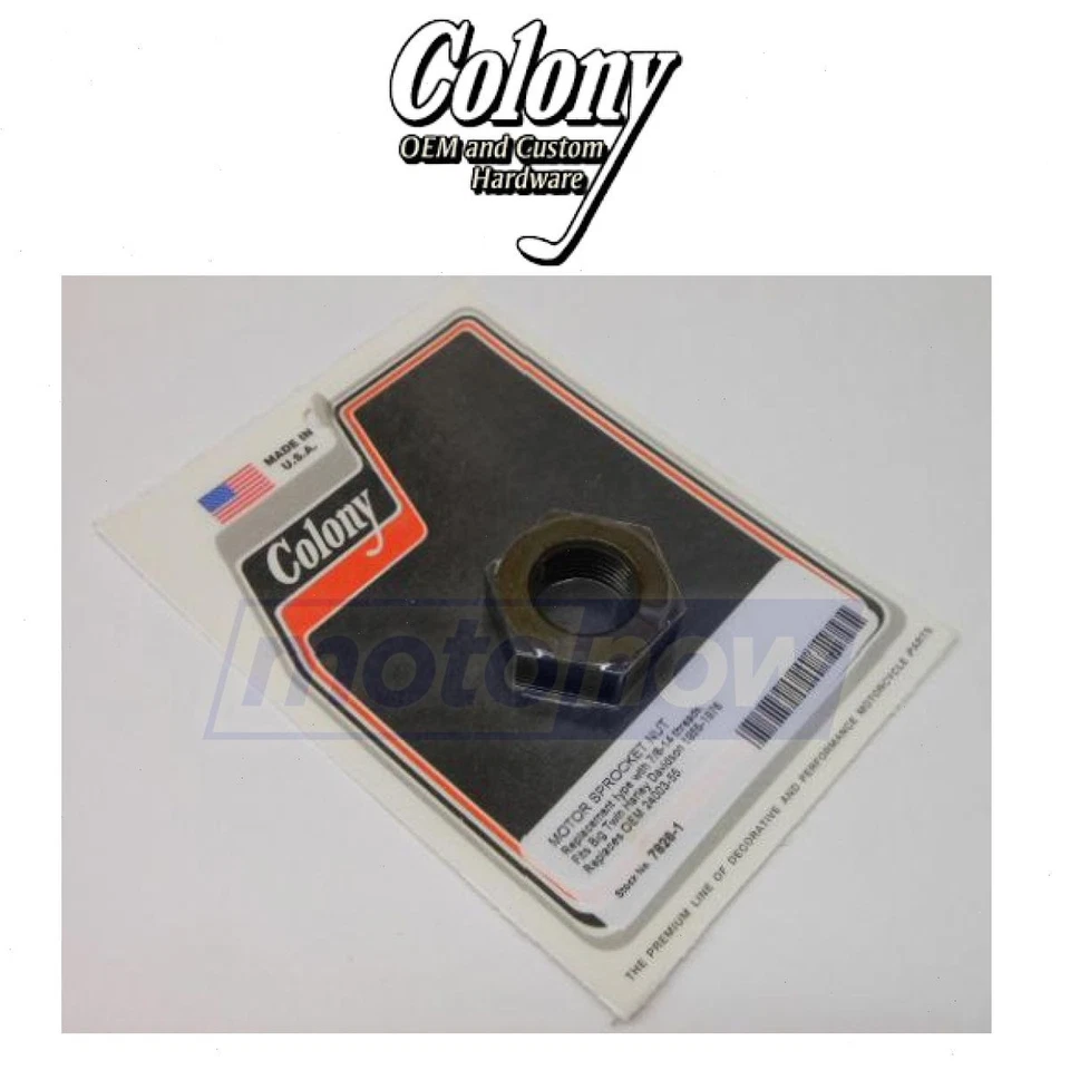 Colony Motor Sprocket Nut for 1965-1969 Harley Davidson FLHB Electra Glide - ls - Изображение 1 из 4