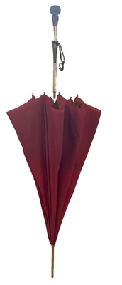 Antique 1800s Umbrella -Silver, Pearl & Bone Handle - Image 1 of 4