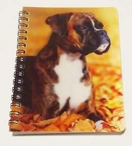 Brindle Boxer 3D Notizbuch, toller Weihnachtsstrumpffüller - Bild 1 von 5