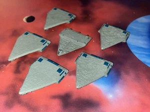 90’s Micro Machines Star Wars Lot X6 Flurry Fighter Carrier Epic Collections - Picture 1 of 1