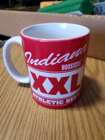 Indiana Hoosiers red IU College Basketball Mug Coffee XXL Cover