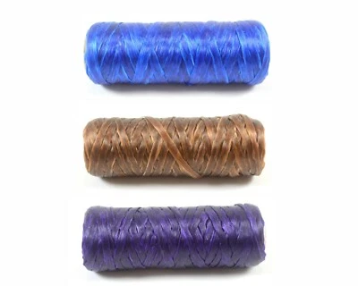 Kulay Artificial Sinew Waxed Flat Polyester Thread, Pack of 3, total of 60 yards - Image 1 of 4
