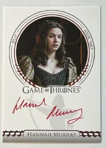 Hannah Murray Sigil Autograph, Game of Thrones Legends of the Realm - Picture 1 of 2