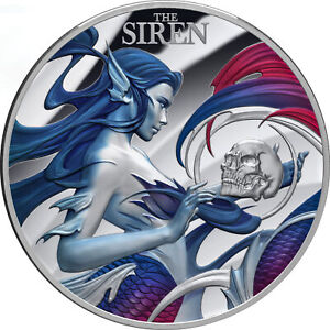 2023 Niue Mythical Creatures Siren 2 oz Silver Proof Coin