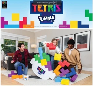 Tetris XL Tumble Game Dynamic Tilting Tower Tetrimino Shapes Blocks Puzzle - Picture 1 of 1