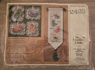 Creative Circle King of Angels Counted Cross Stitch Kit 2423 Hanging Bellpull - Image 1 of 4