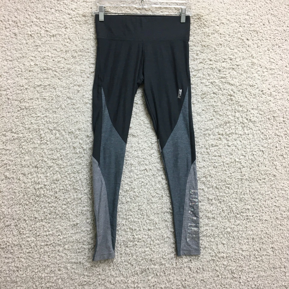 PINK Victoria Secret Pants Extra Small Adult Gray Yoga Stretch Leggings Women XS - Image 1 of 4