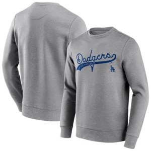 Los Angeles Dodgers Sweatshirt Men's MLB Retro Pendant Sweatshirt - New - Picture 1 of 3
