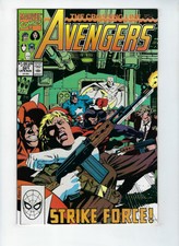 AVENGERS # 321 (The CROSSING LINE Part 3, AUG 1990), VF/NM