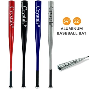 32/34" Heavy Duty Metal Baseball Bat Rounder Softball Pole Stick Stainless Steel - Picture 1 of 36