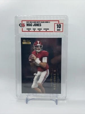 2021 Mac Jones Rookie CG Graded 10 Mint - Image 1 of 2
