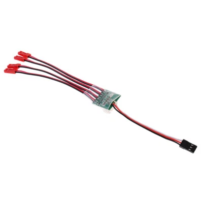 4s LED Nachtflug Lichtleiste Controller Steuermodul für RC Flugzeug - Bild 1 von 4