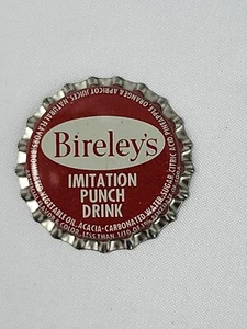 UNUSED BIRELEY'S IMITATION PUNCH DRINK BEVERAGE SOFT DRINK CORK BOTTLE CAP CROWN - Picture 1 of 8