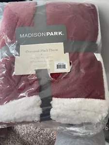 Madison Park Elma Oversized Textured Plush Throw 60x70 - Picture 1 of 1