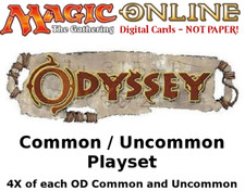 MTGO Magic Online OD Odyssey Playset 960 Cards 4x Common/Uncommon