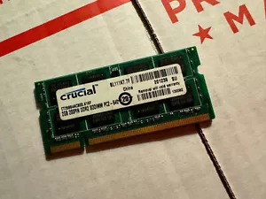 Crucial CT25664AC800.K16F 2GB 200PIN DDR2 SODIMM PC2-6400 Laptop Memory RAM - Picture 1 of 1