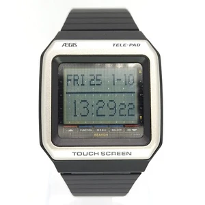 NOS AEGIS TELE-PAD (CASIO VDB-100) TOUCH SCREEN VINTAGE DIGITAL WATCH 1991 - Picture 1 of 13