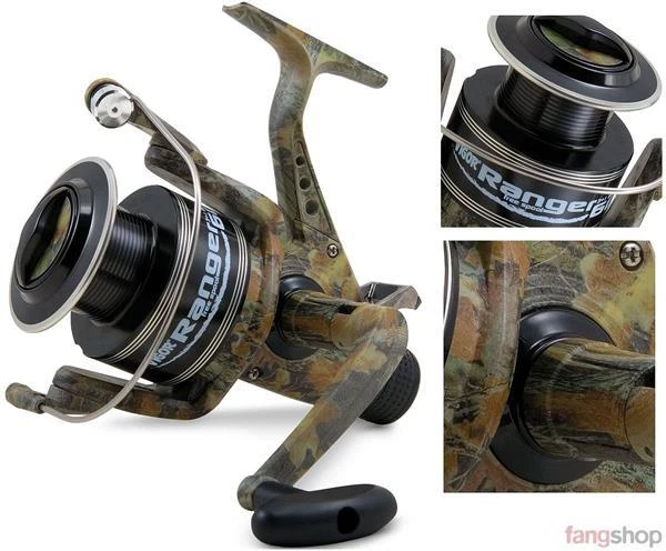 VIGOR RANGER Freilaufrolle camouflage Karpfenrolle Aluminiumspule Carp Reel Line - Bild 1 von 1