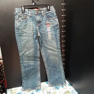 New JC Penny Arizona Jean Co Size 8 Husky Boys Jeans 5 Pocket Design With Tags  - Picture 1 of 6