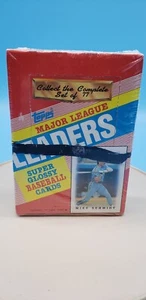 TARJETAS DE BÉISBOL SUPER BRILLANTES DE 36 QUILATES TOPPS DE LAS GRANDES LIGAS LÍDERES. SELLADO - Imagen 1 de 6