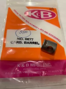 K&B Mecoa Engine Carburetor Barrel Part Only IB OB DF ?? Engines New Old Stock - Picture 1 of 6