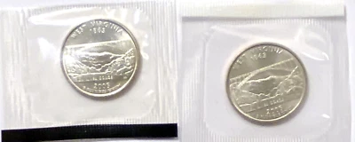 2005 P & D West Virginia U.S. States Quarters Satin Finish U.S. Mint Set Cello - Image 1 of 2