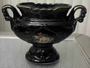 Black Home Decoration with Flower Design - Picture 1 of 4