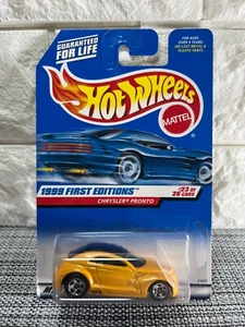 Hot Wheels 1999 First Editions #23 of 26 Cars Chrysler Pronto #928 Yellow - Picture 1 of 4