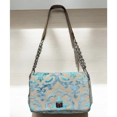 Bolso de hombro Glenda Gies de mosaico de chenilla Foto 1 de 4