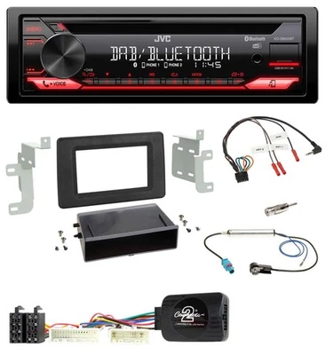 JVC CD DAB USB Bluetooth Lenkrad Autoradio für Renault Master ab 2019 - Bild 1 von 4