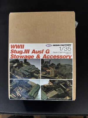 SOL RESIN FACTORY MM214 WWII German Stug III Stowage and Accessory, 1:35 - Image 1 of 2
